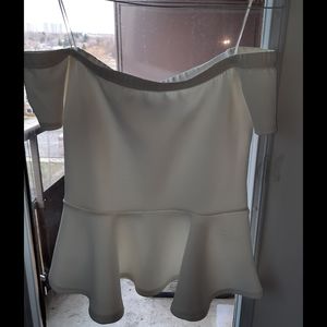 Off The Shoulder Crop Top